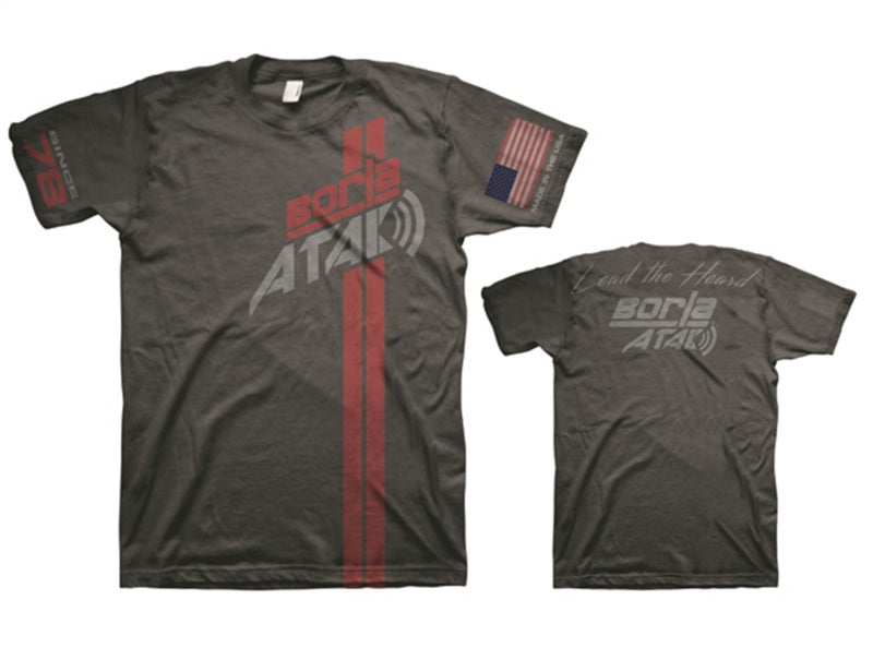 Mens ATAK T-Shirt Charcoal - Small Headwear Borla