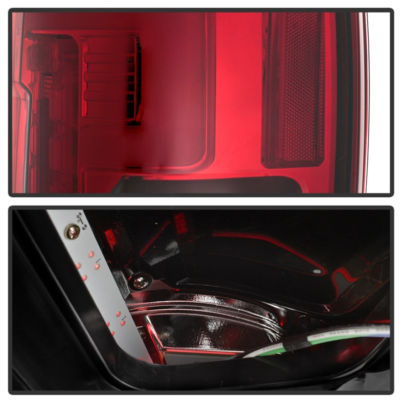 Spyder 17-18 Ford F-250 SD (w/Blind Spot Sens) LED Only Tail Lights - Red Clr (ALT-YD-FS17BS-LED-RC) Tail Lights SPYDER