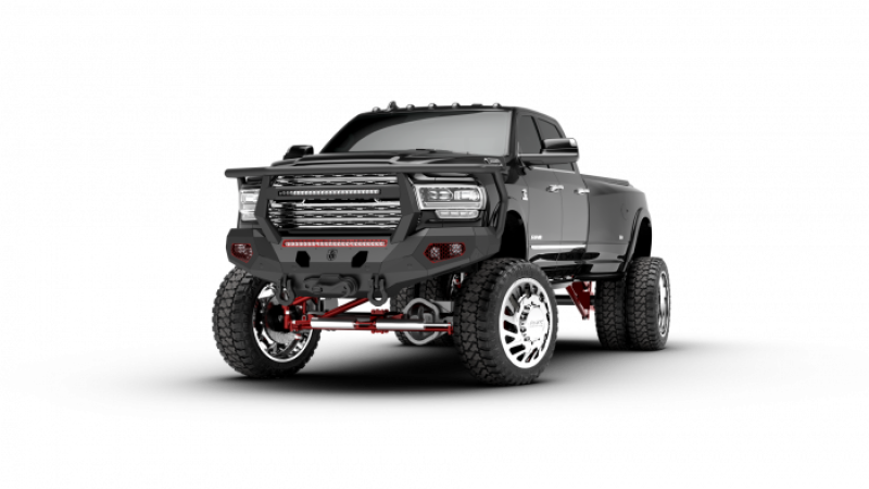 Road Armor 2019+ Dodge RAM 2500/3500 Evolution Front Bumper - w/ Reaper Guard Bumpers - Steel Road Armor