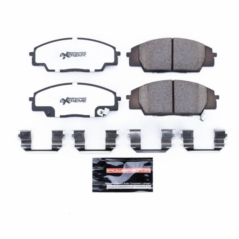 Power Stop 07-10 Acura CSX Front Z26 Extreme Street Brake Pads w/Hardware Brake Pads - Performance PowerStop