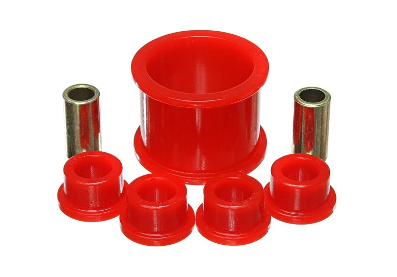 Energy Suspension 08-14 Subaru Impreza WRX Red Rack and Pinion Bushing Set Bushing Kits Energy Suspension