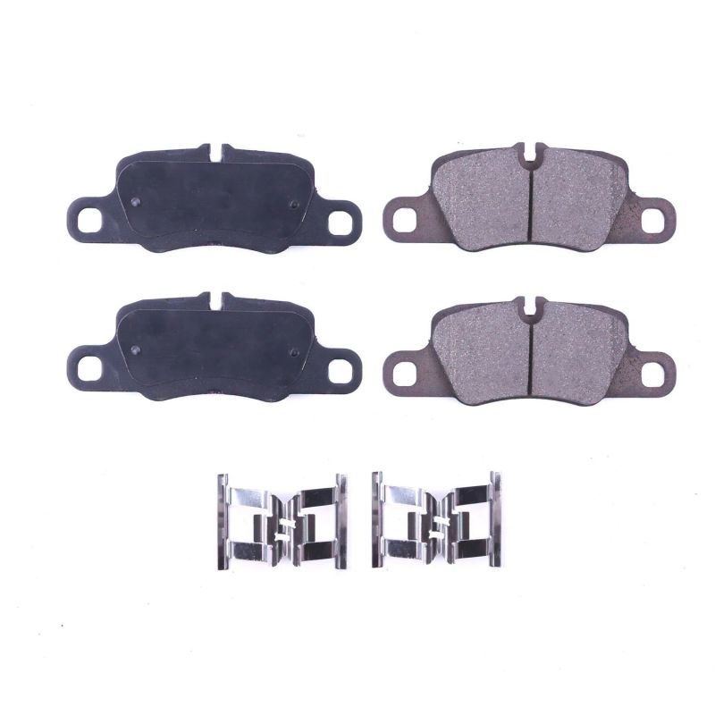 Power Stop 13-16 Porsche 911 Rear Z17 Evolution Ceramic Brake Pads w/Hardware Brake Pads - OE PowerStop