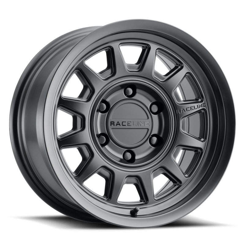 Raceline 952B Aero 16x8in / 6x139.7 BP / -6mm Offset / 106.1mm Bore - Satin Black Wheel Wheels - Cast Raceline