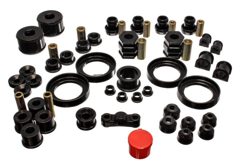 Energy Suspension 99-00 Honda Civic Si Black Hyper-Flex Master Bushing Set Bushings - Full Vehicle Kits Energy Suspension