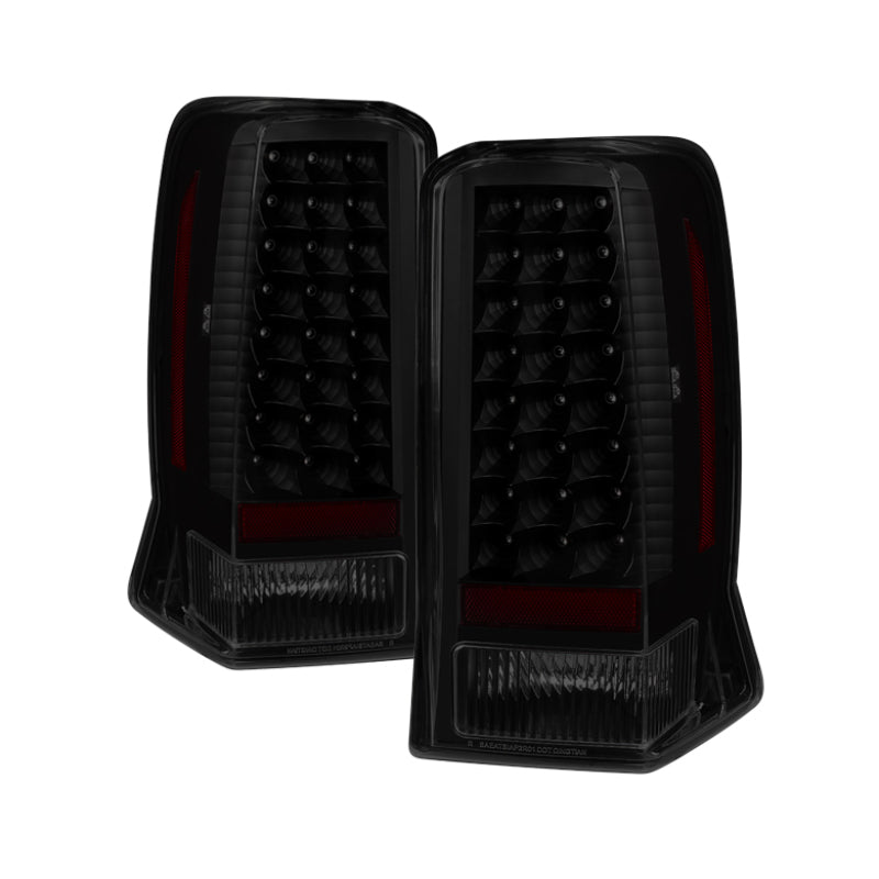 xTune Cadillac Escalade 02-06 LED Tail Light Black Smoked ALT-JH-CE02-LED-BSM Tail Lights SPYDER