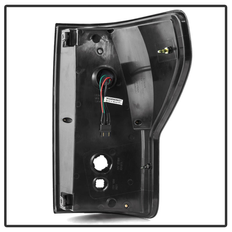 Spyder 07-13 Toyota Tundra V2 Light Bar LED Tail Lights - Red Clear ALT-YD-TTU07V2-LB-RC Tail Lights SPYDER