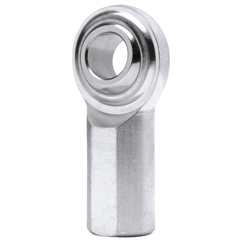 QA1 G Series 2-Pc Rod End - Female/Left Hand - .4375in Bore x 7/16-20 - Stainless Steel w/PTFE Tie Rods QA1