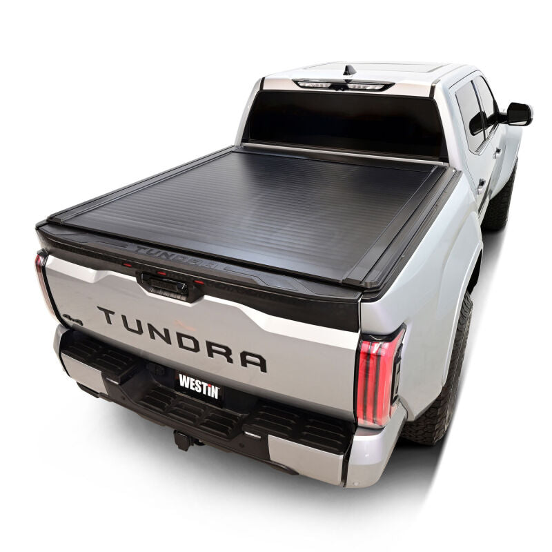 Westin 22-26 Toyota Tundra 5ft 5in. (66in.) Bed Electric Retractable Tonneau Cover - Black Tonneau Covers - Retractable Westin