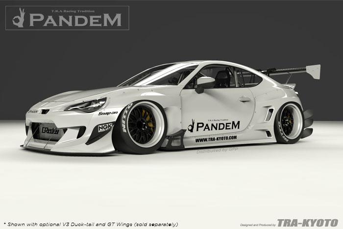 GReddy Scion FR-S Pandem Wide Body V3 Side Canards Fenders GReddy