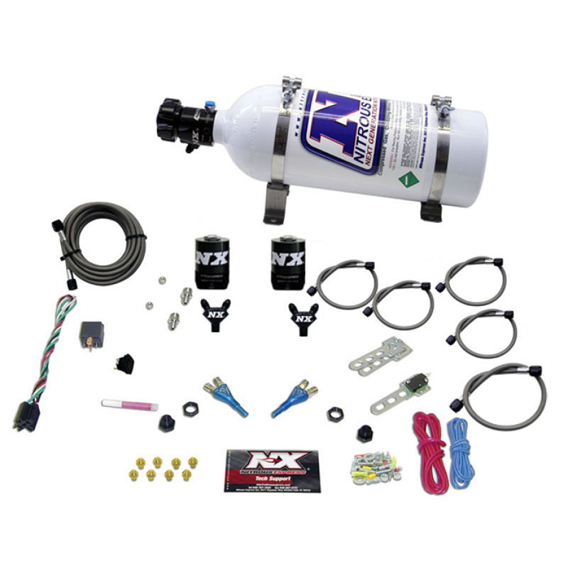 Nitrous Express Dodge EFI Full Race Dual Nozzle Nitrous Kit (100-300HP) w/5lb Bottle Nitrous Systems Nitrous Express