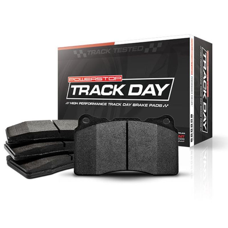 Power Stop 13-14 Ford Mustang Front Track Day Brake Pads Brake Pads - Racing PowerStop