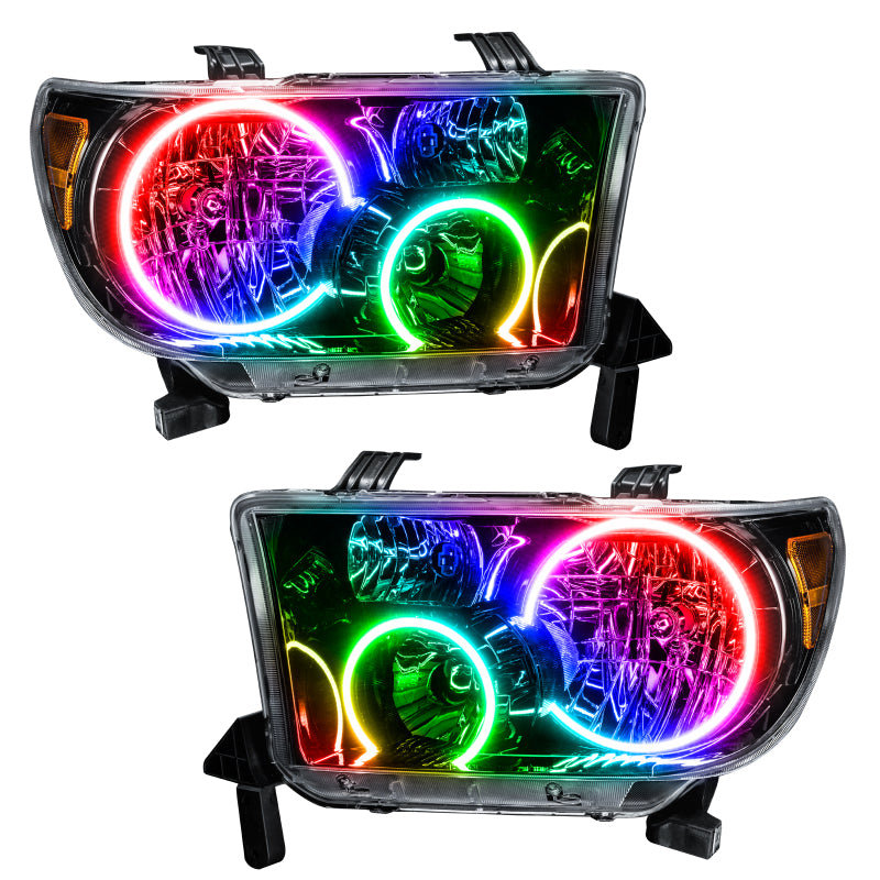 Oracle 07-11 Toyota Tundra Pre-Assembled Headlights - Black Housing - w/ 2.0 Controller Headlights ORACLE Lighting