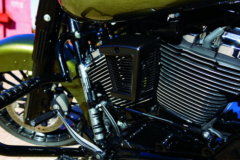 Kuryakyn Hypercharger ES Horn Cover Satin Black Bolts Kuryakyn