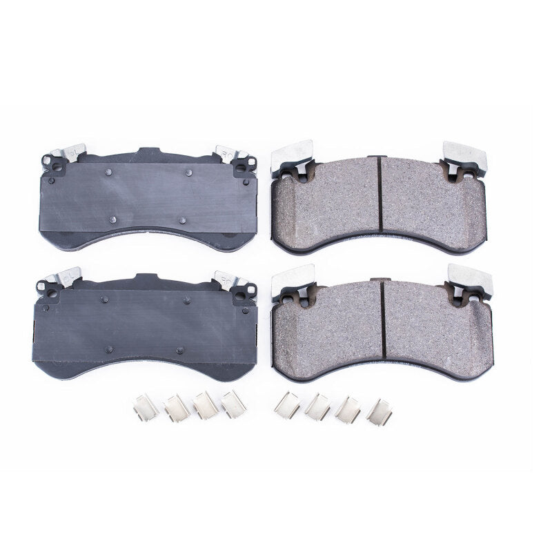 Power Stop 16-18 Audi A7 Quattro Front Z17 Evolution Ceramic Brake Pads w/Hardware Brake Pads - OE PowerStop