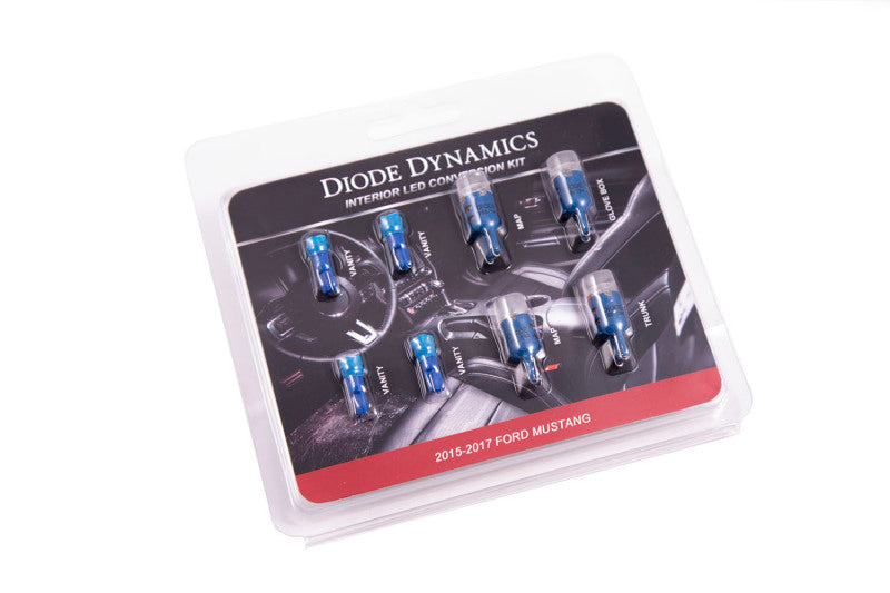 Diode Dynamics Mustang Interior Light Kit 15-17 Mustang Stage 2 - Blue Bulbs Diode Dynamics
