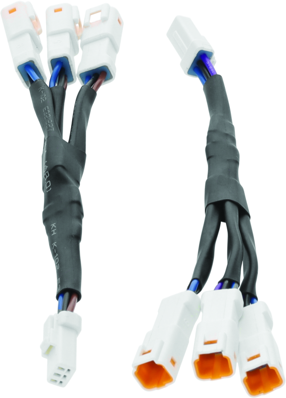 Kuryakyn 3-Pin Y-Connectors For Tracer Lights (Pair) Brackets Kuryakyn