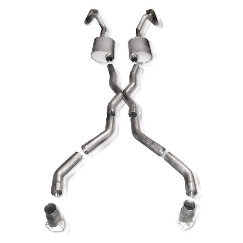 Stainless Works Chevy Camaro 1967-69 Exhaust 2.5in X-Pipe Catback Stainless Works