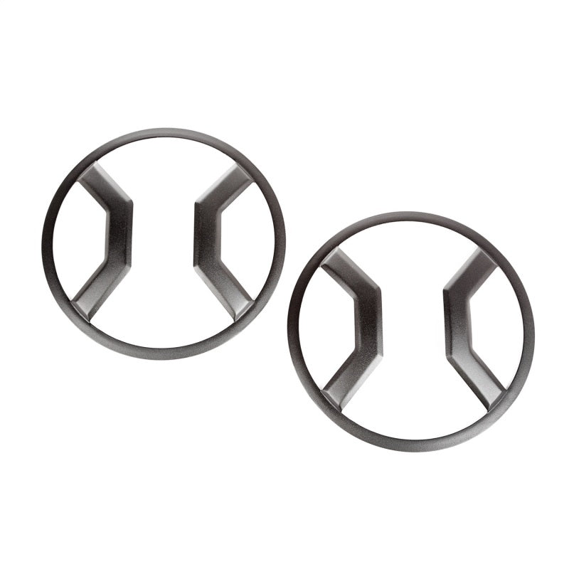 Rugged Ridge 15-18 Jeep Renegade BU Black Headlight Euro Guards Texture Light Covers and Guards Rugged Ridge