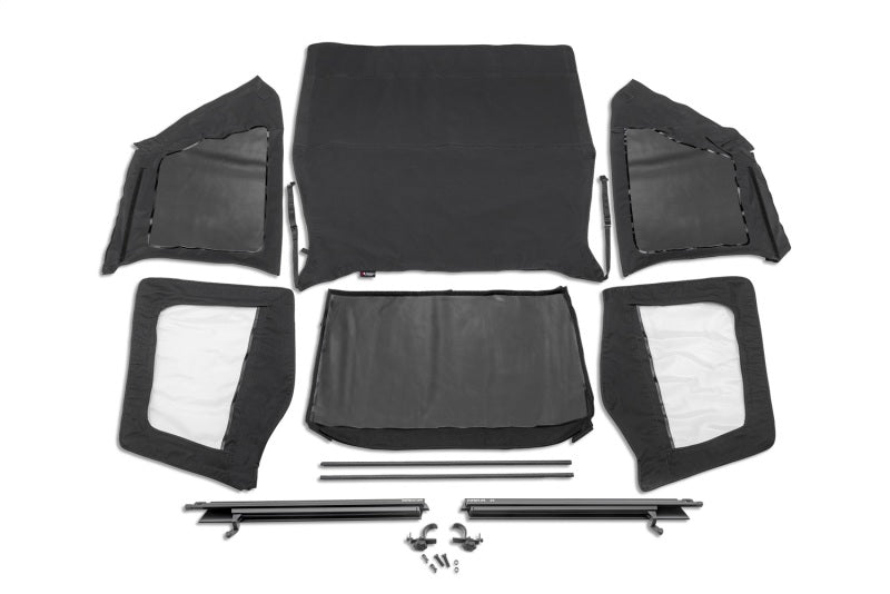 Rugged Ridge Frameless Black Diamond Soft Top 92-95 Jeep Wrangler YJ Soft Tops Rugged Ridge