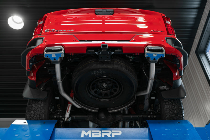 MBRP 19-Up Chevy Silverado 1500 6.2L 2.5in Catback Dual Rear Exit T304 SS Catback MBRP