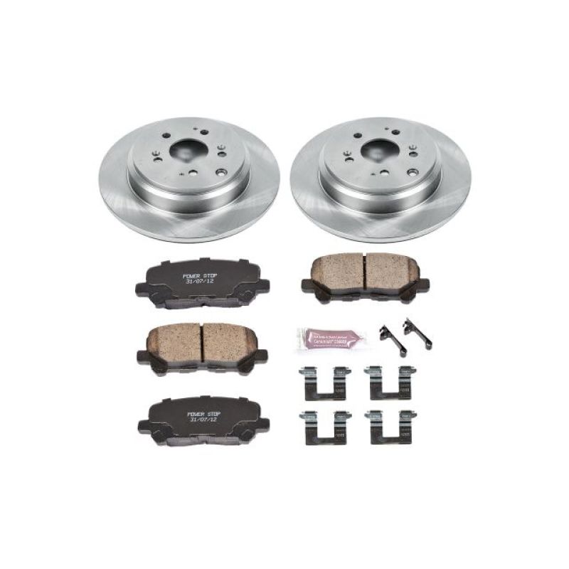 Power Stop 07-13 Acura MDX Rear Autospecialty Brake Kit Brake Kits - OE PowerStop