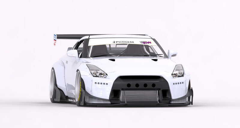 GReddy 09+ Nissan GT-R R35 Pandem Front Lip Dry Carbon (Special Order) Lips & Splitters GReddy