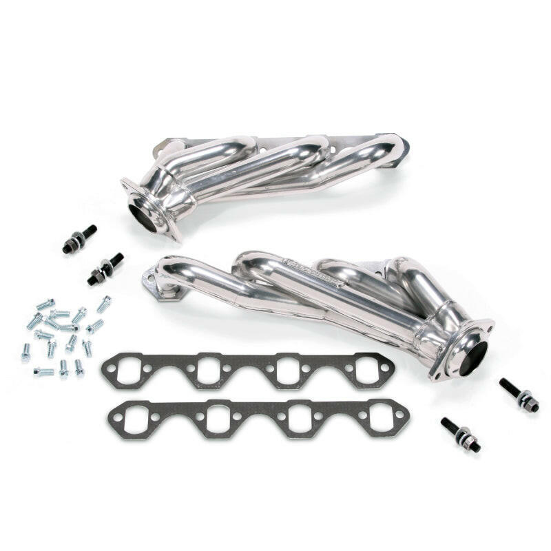 BBK 79-93 Mustang 5.0 Shorty Unequal Length Exhaust Headers - 1-5/8 Silver Ceramic Headers & Manifolds BBK