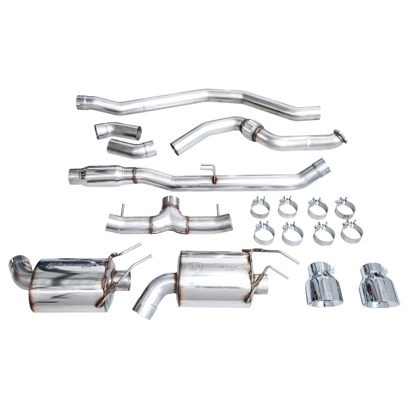AWE Tuning 22+ Honda Civic Si/Acura Integra Touring Edition Catback Exhaust - Dual Chrome Silver Tip Catback AWE Tuning