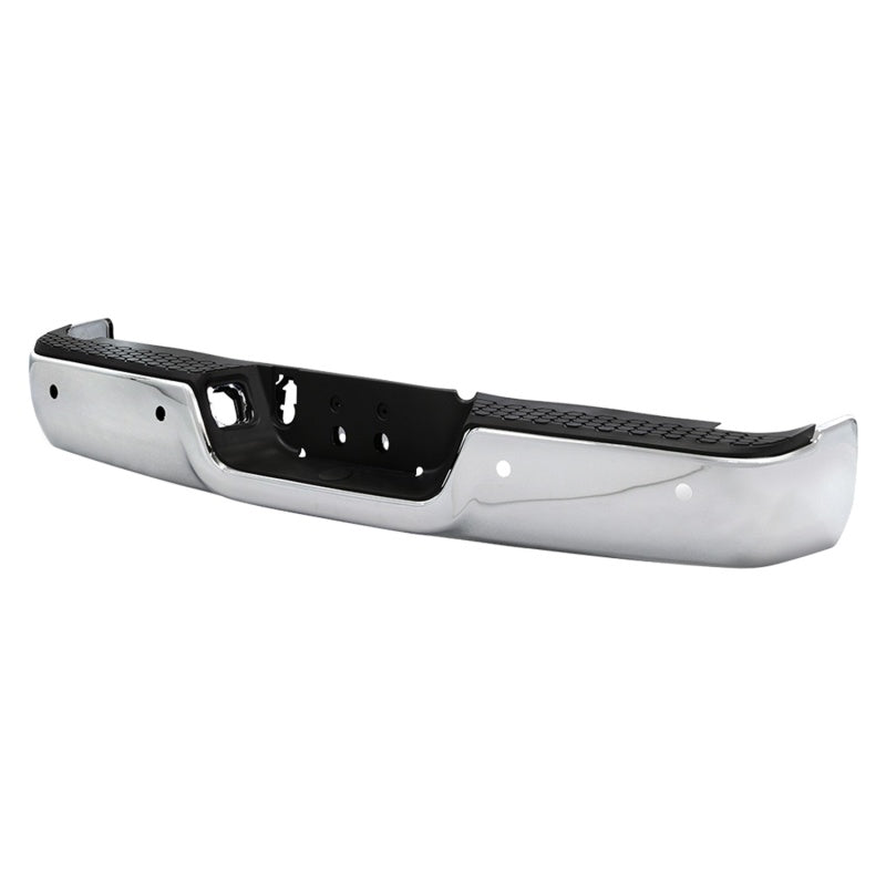 xTune 09-18 Dodge Ram 1500 w/Parking Sensor OEM Style Steel Rear Bumper - Chrome RB-DR09-SET-WS-C Bumpers - Steel SPYDER