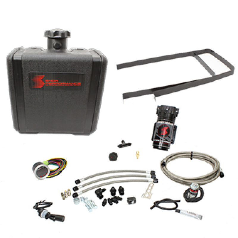 Snow Performance Cummins Stg 2 Bst Cooler Water Injection Kit (SS Brded Line/4AN Fittings) w/o Tank Water Meth Kits Snow Performance