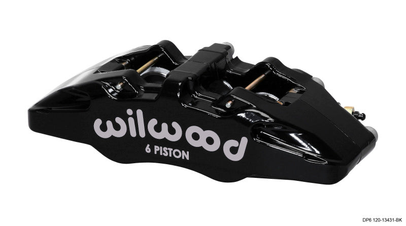 Wilwood Caliper-Forged Dynapro 6 5.25in Mount-L/H 1.62/1.38in/1.38in Pistons .38in Disc Brake Calipers - Perf Wilwood