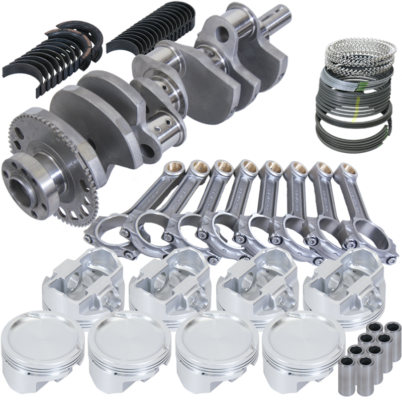 Eagle Chevy LS2 4.000in Crank 58 Tth Reluctor 6.125in I-Beam Rods 4.030in Pistons Rotating Assembly Rotating Assemblies Eagle