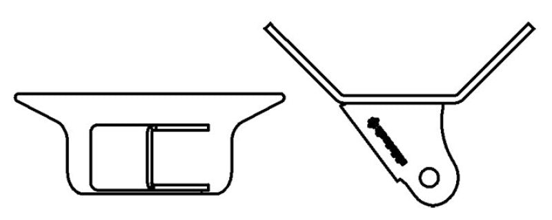 Ridetech Tri Link Wing Bracket Assembly Left Brackets Ridetech