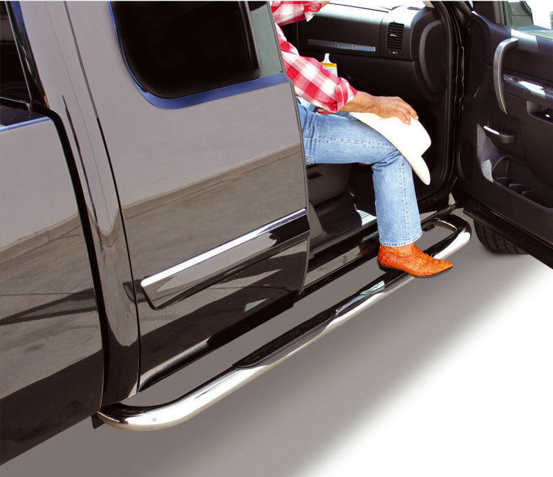 Go Rhino 01-13 Chevrolet Silverado 2500HD/3500 4000 Series SideSteps - Cab Length - SS Side Steps Go Rhino