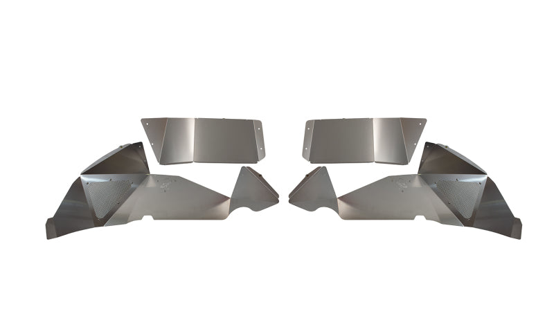 Fishbone Offroad 2018+ Jeep Wrangler JL Rear Pair Aluminum Raw Inner Fenders Fenders Fishbone Offroad