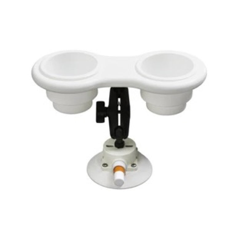 SeaSucker 2-Cup Holder Angle Mount - White Cup Holders SeaSucker