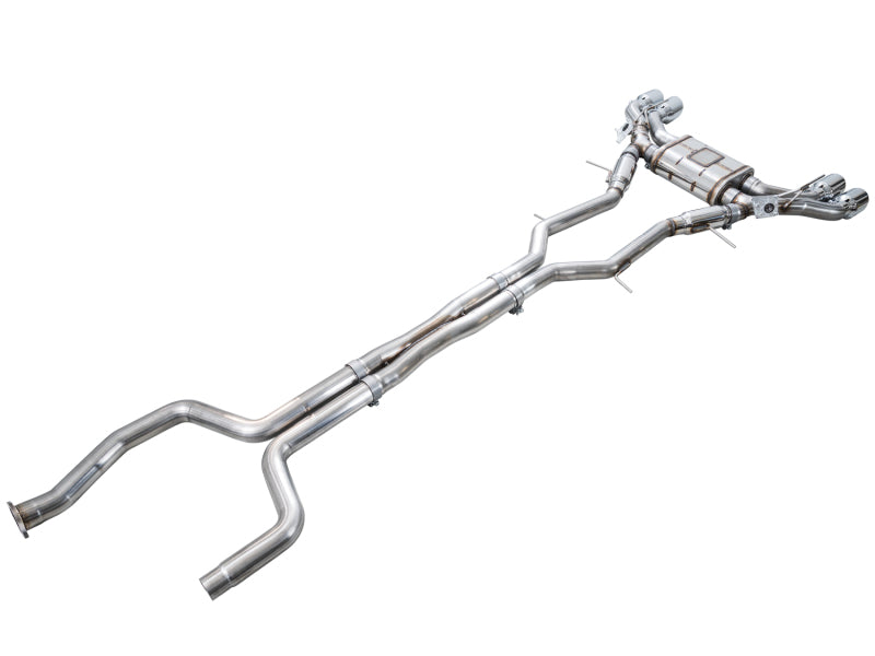 AWE Tuning 22-26 Cadillac CT5-V Blackwing SwitchPath Exhaust - Chrome Silver Tips Catback AWE Tuning