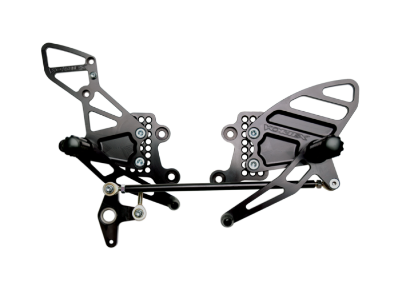 Vortex Racing 04-07 Honda CBR1000RR,03-06 CBR6100 RR Adjustable Rearsets- Black Bike Stands Vortex Racing