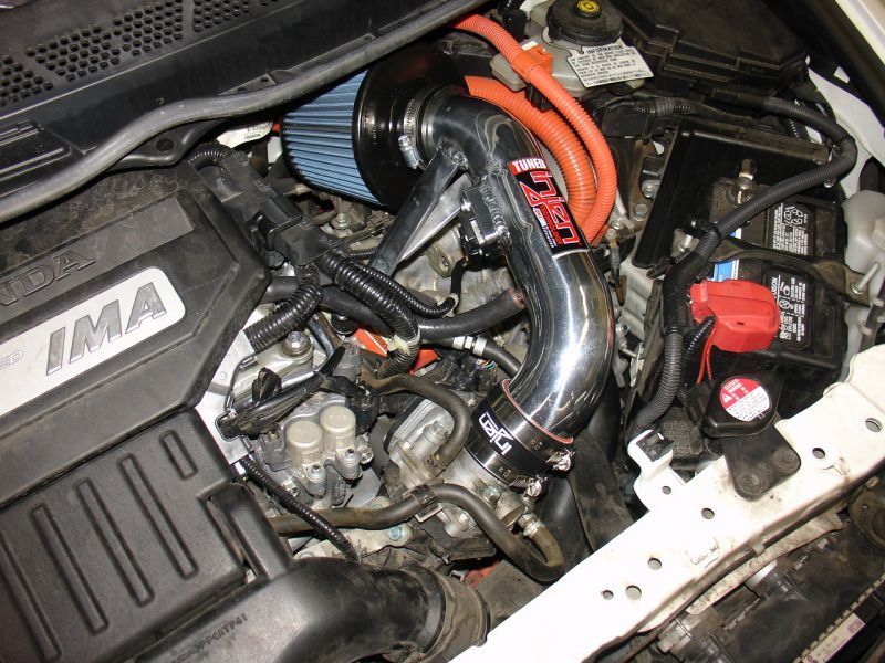 Injen 06-11 Honda Civic Hybrid 1.3L 4 cyl Black Dyno-Tuned Air Intake w/ Web Nano-Fiber Filter Cold Air Intakes Injen