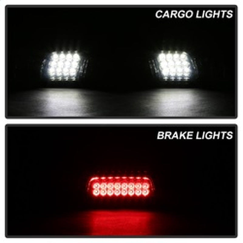 xTune 14-16 Chevrolet Silverado 1500 LED 3rd Brake Light - Smoke (BKL-CSIL14-LED-SM) Brake Lights SPYDER