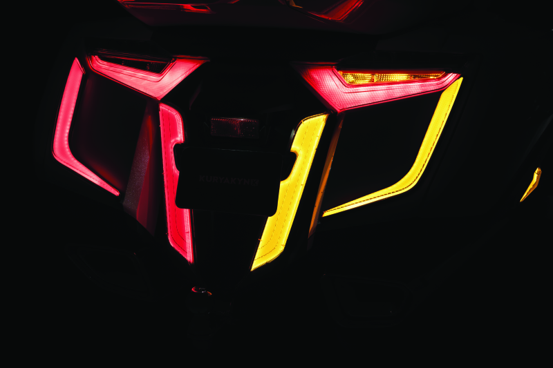 Kuryakyn Omni L.E.D Rear Fender Cover 18-20 GL1800 Satin Black Exterior Trim Kuryakyn