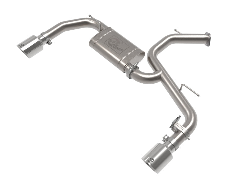 aFe Takeda 22-23 Hyundai Elantra N L4-2.0L (t) 3in 304 SS Axle-Back Exhaust w/ Polished Tips Axle Back aFe