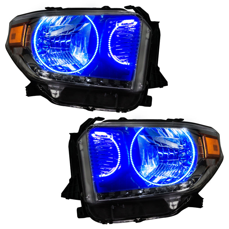 Oracle 14-17 Toyota Tundra SMD HL - Dual Halo Kit - ColorSHIFT w/ BC1 Controller Headlights ORACLE Lighting