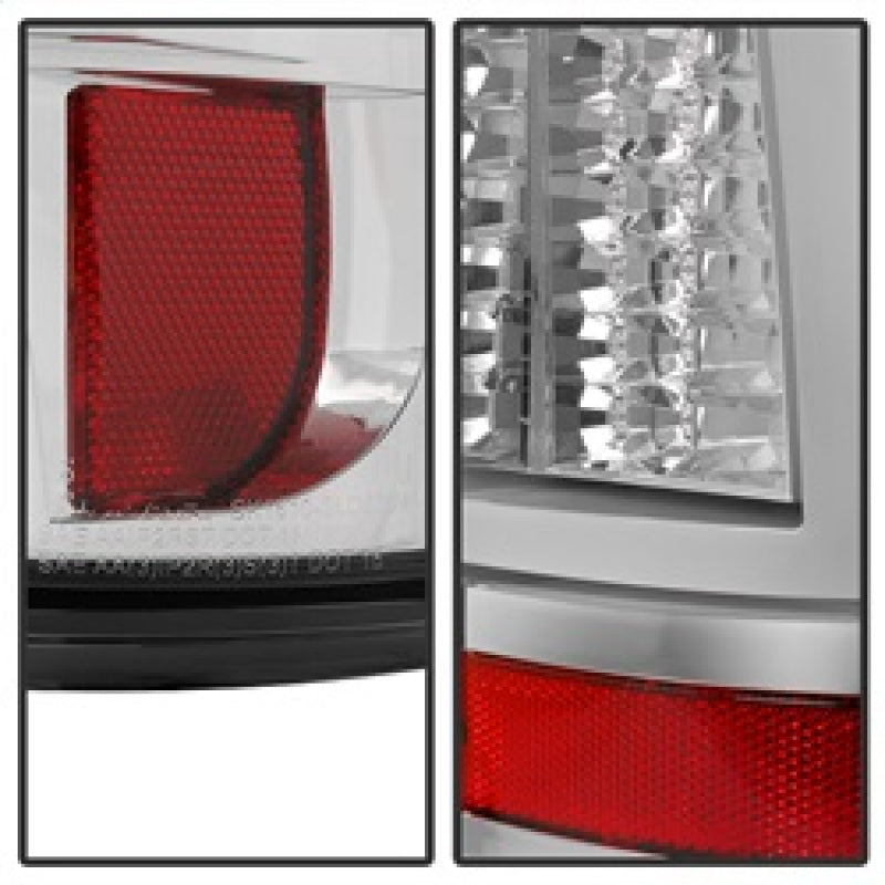 Spyder Chevy Silverado 1500/2500 03-06 Version 2 LED Tail Lights - Chrome ALT-YD-CS03V2-LED-C Tail Lights SPYDER
