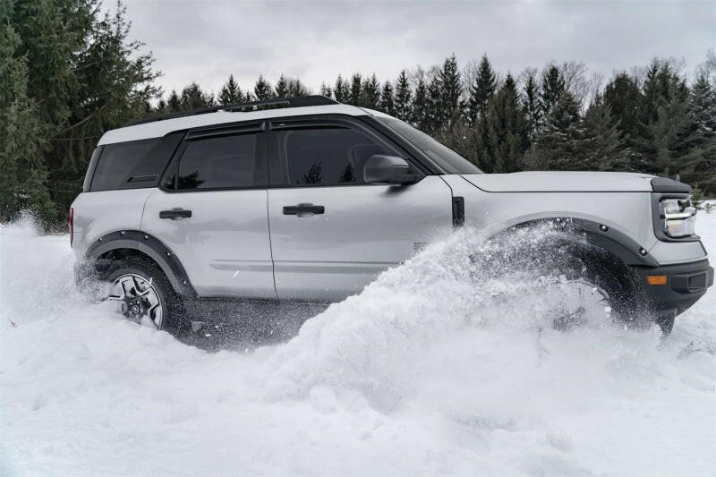 AVS 2021 Ford Bronco Sport Ventvisor Outside Mount Window Deflectors 4pc - Smoke Wind Deflectors AVS