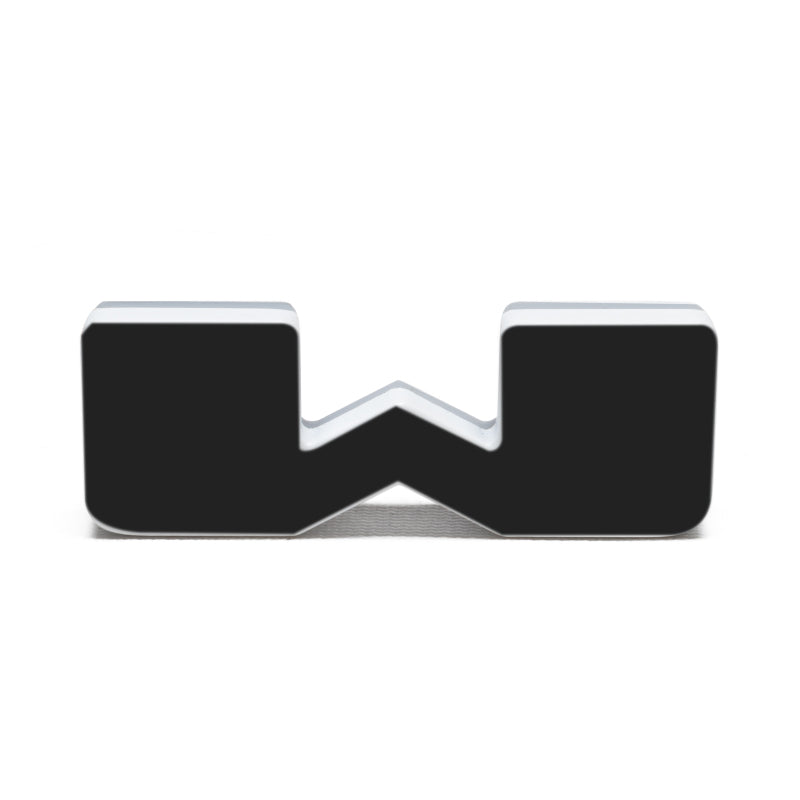 ORACLE Lighting Universal Illuminated LED Letter Badges - Matte Blk Surface Finish - W Light Accessories and Wiring ORACLE Lighting