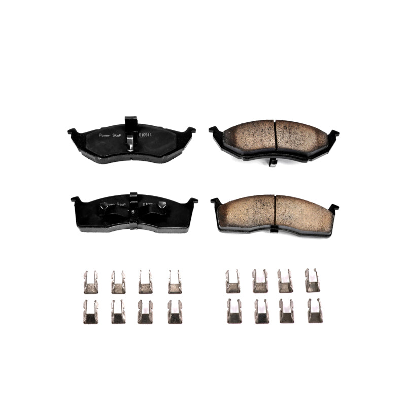 Power Stop 93-97 Chrysler Concorde Front Z17 Evolution Ceramic Brake Pads w/Hardware Brake Pads - OE PowerStop