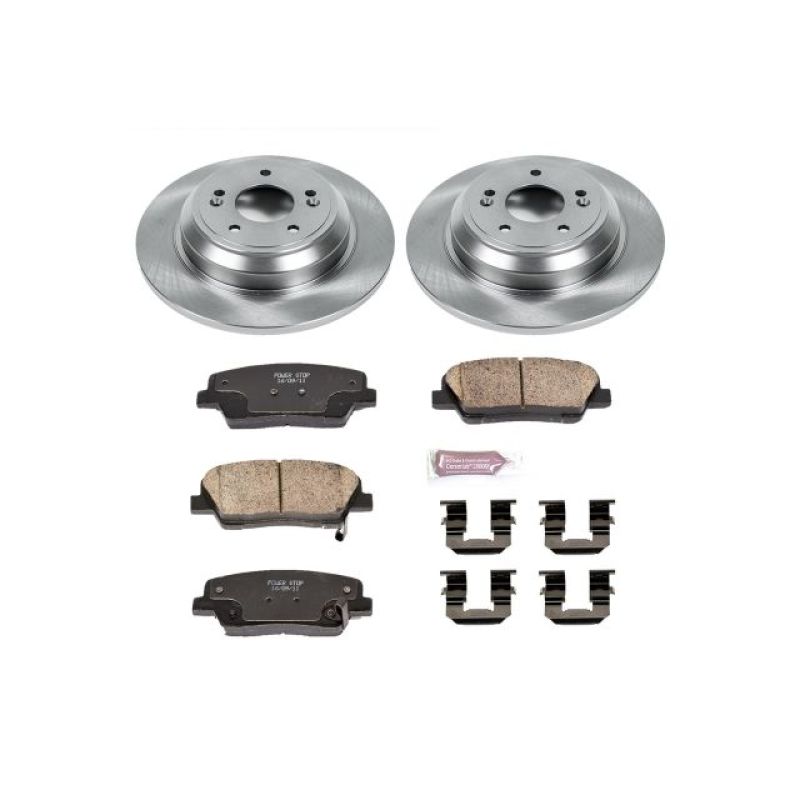 Power Stop 2009 Hyundai Genesis Rear Autospecialty Brake Kit Brake Kits - OE PowerStop