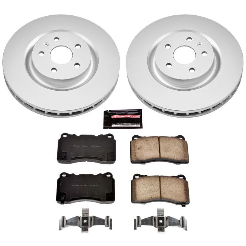 Power Stop 12-13 Buick Regal Front Z17 Evolution Geomet Coated Brake Kit Brake Kits - Performance Blank PowerStop