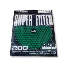 HKS 3 Layer Dry 200mm Green Replacement Filter Element Air Filters - Direct Fit HKS